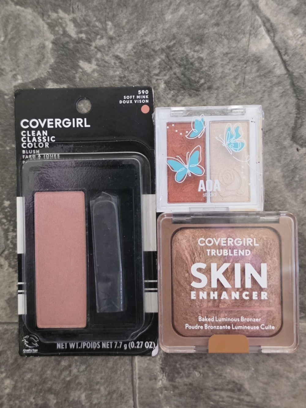 CoverGirl Blush In Soft Mink & Baked Bronzer In Toasted Butterscotch + More BNIB